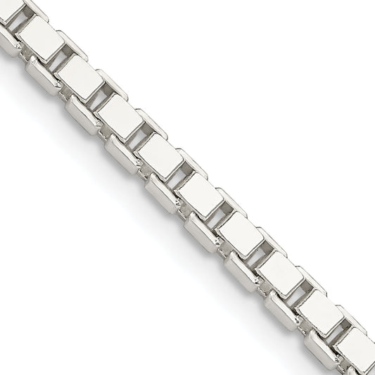 26 Inch Sterling Silver 3mm Box Chain