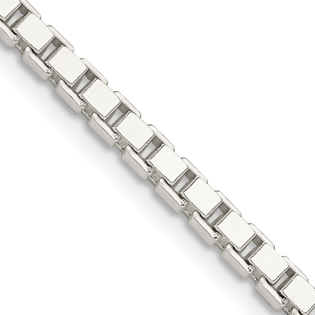 20 Inch Sterling Silver 3mm Box Chain