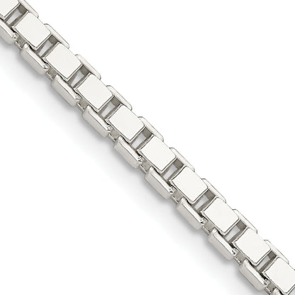 20 Inch Sterling Silver 3mm Box Chain