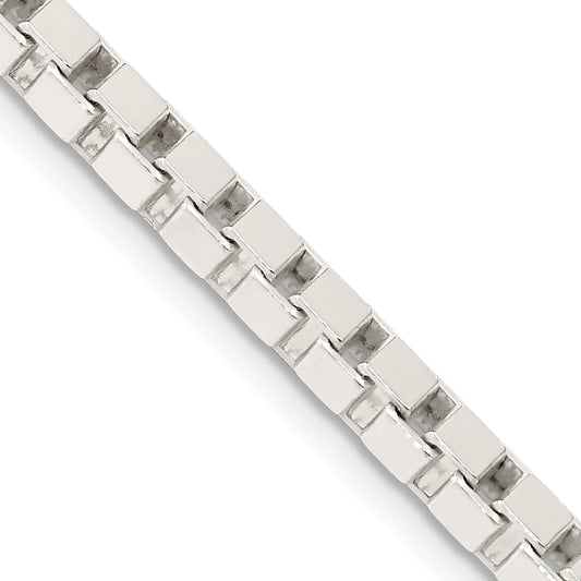 26 Inch Sterling Silver 3.75mm Box Chain
