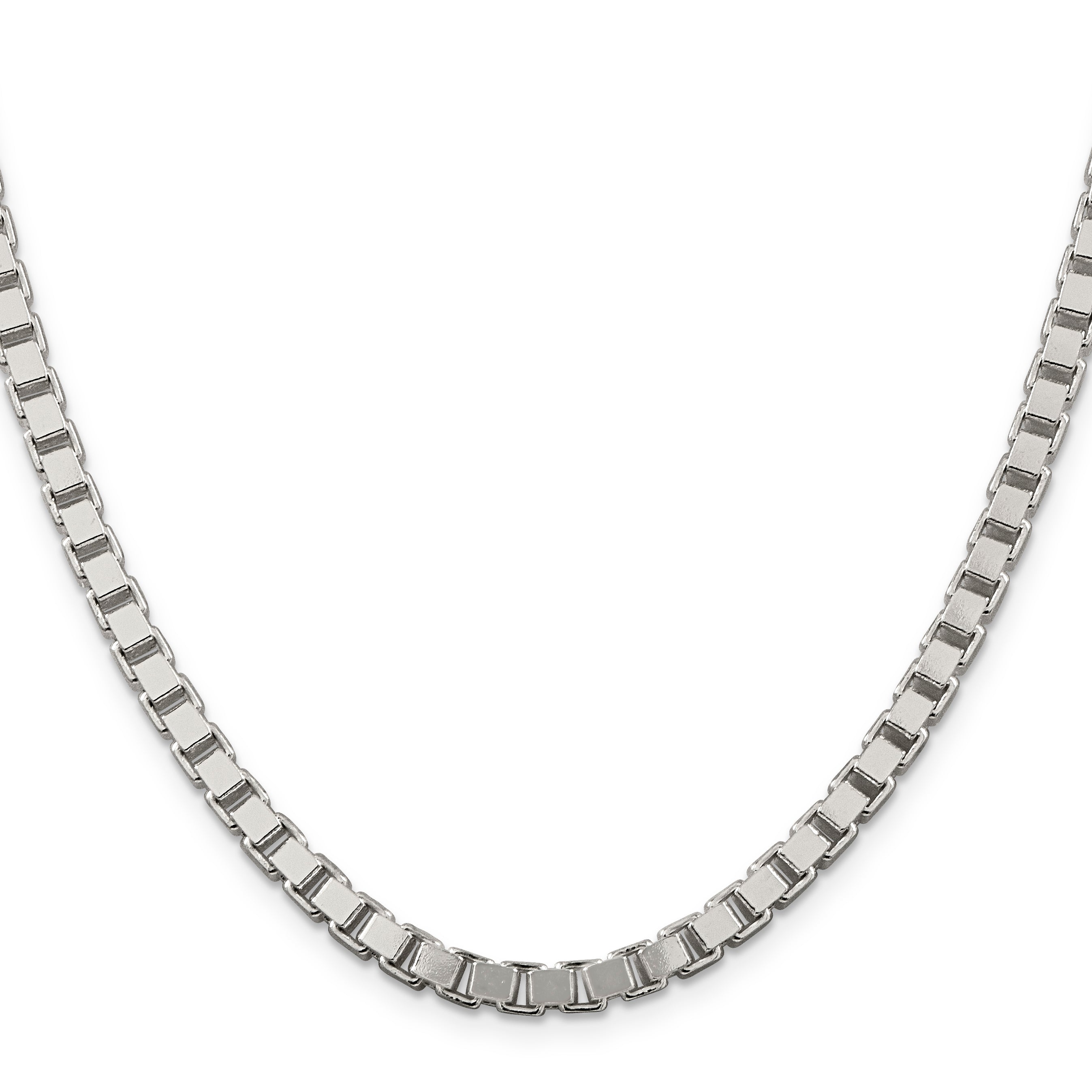 30 Inch Sterling Silver 4.5mm Box Chain Necklace
