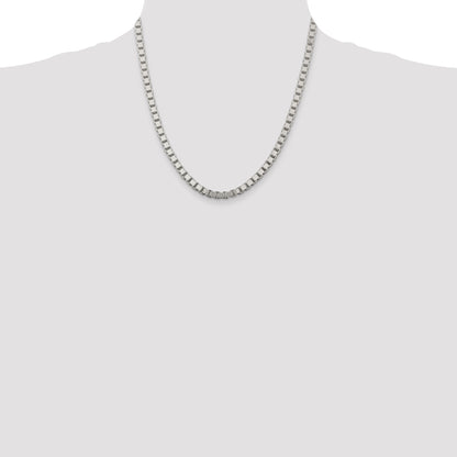 20 Inch Sterling Silver 4.5mm Box Chain