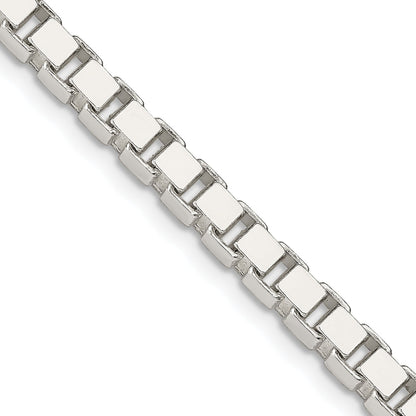 30 Inch Sterling Silver 4.5mm Box Chain Necklace