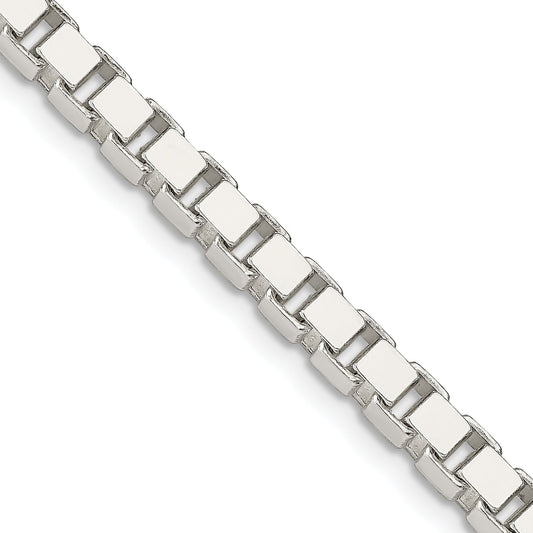 28 Inch Sterling Silver 4.5mm Box Chain