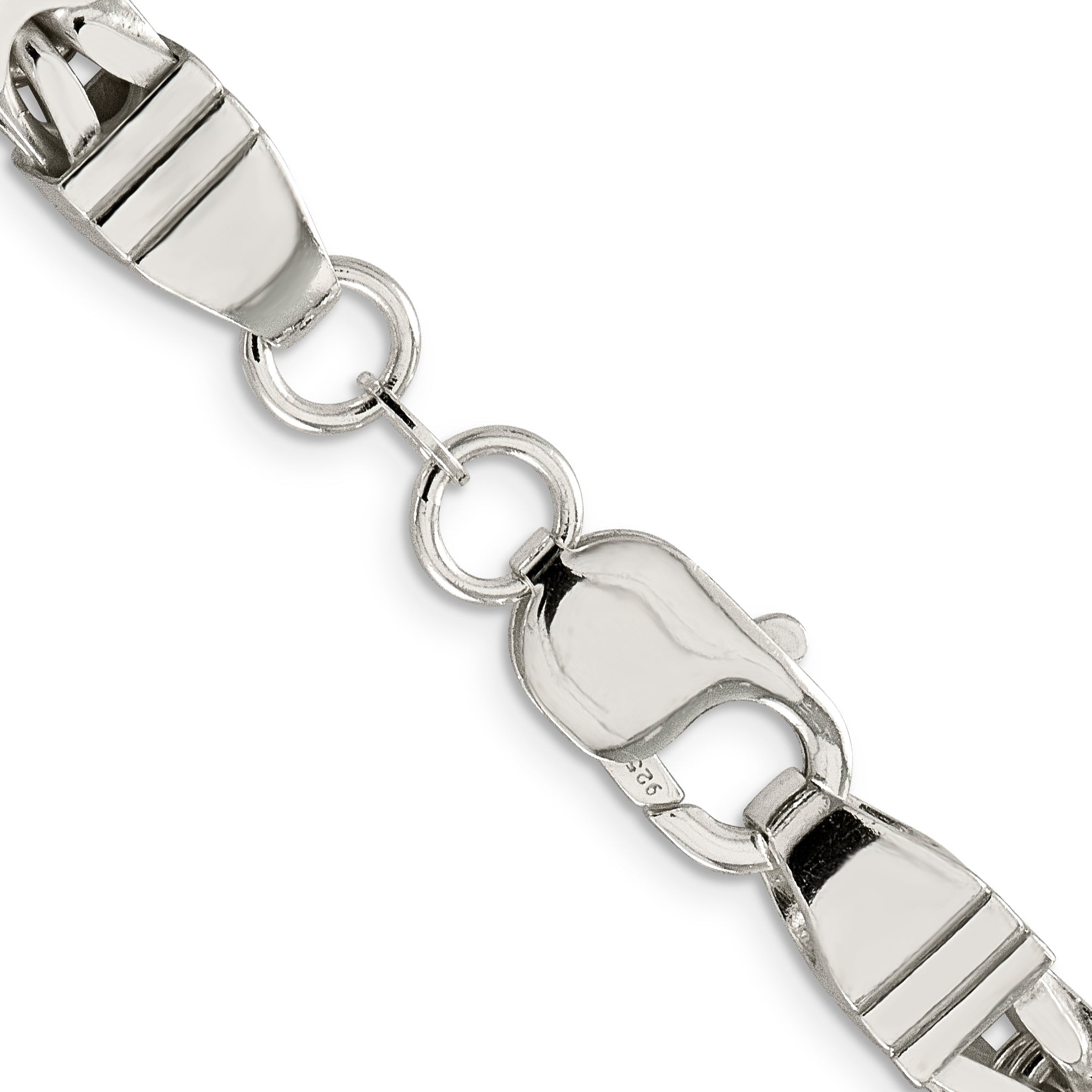 20 Inch Sterling Silver 7.5mm Byzantine Chain