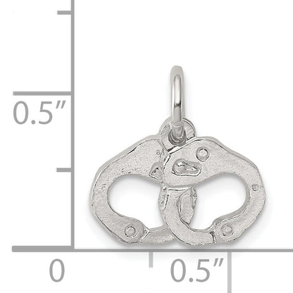 Sterling Silver Handcuffs Charm