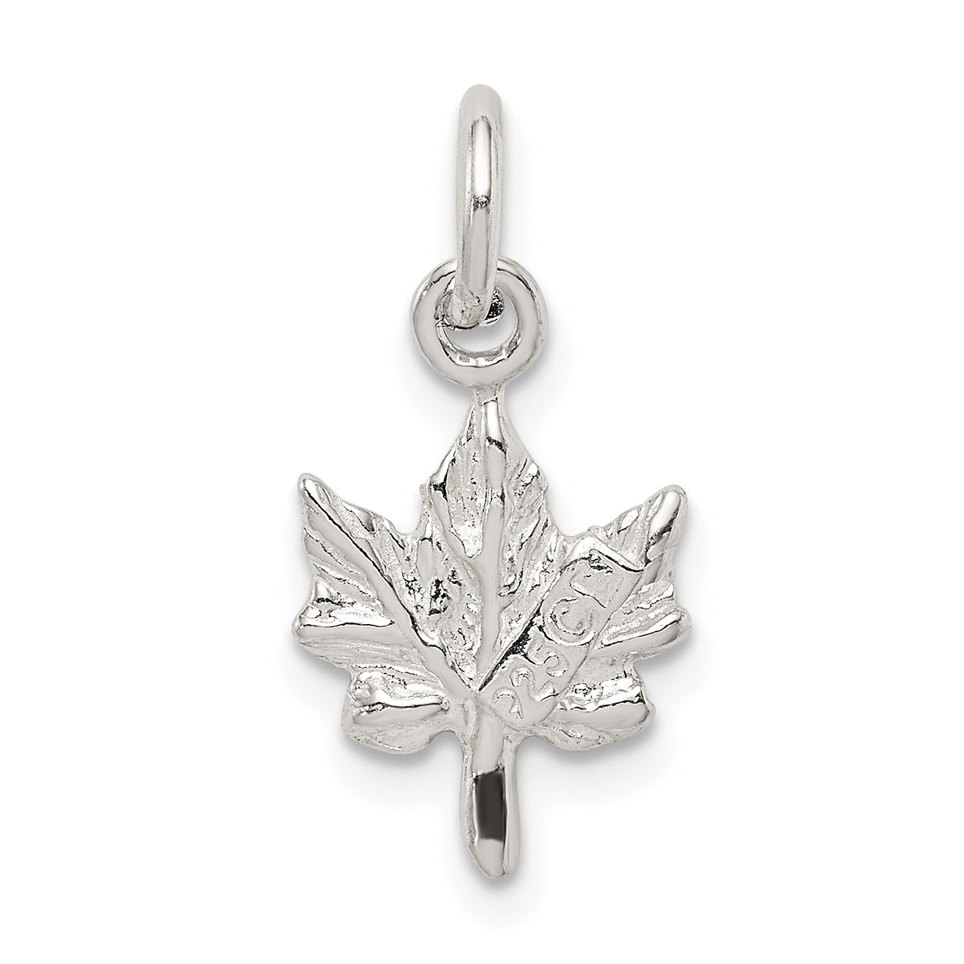 Sterling Silver Maple Leaf Charm