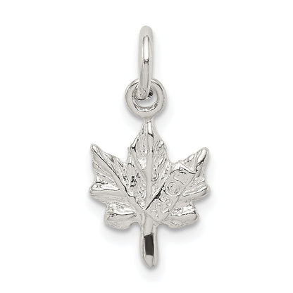Sterling Silver Maple Leaf Charm