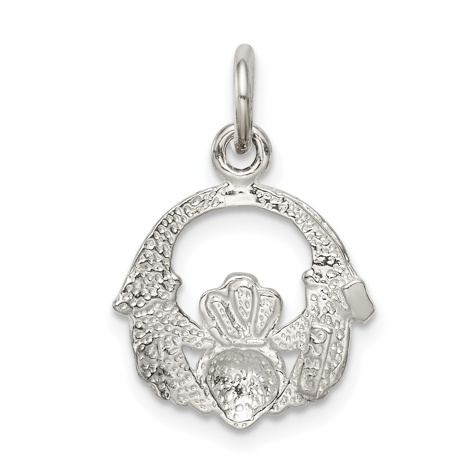 Sterling Silver Claddagh Charm