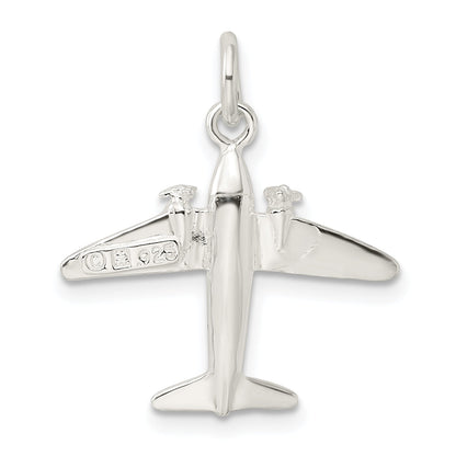 Sterling Silver Jet Charm