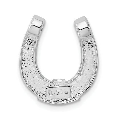 Sterling Silver De-Ani Polished Horseshoe Chain Slide