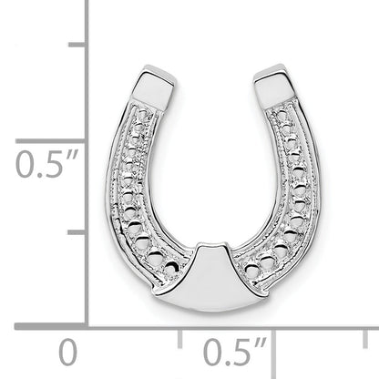 Sterling Silver De-Ani Polished Horseshoe Chain Slide