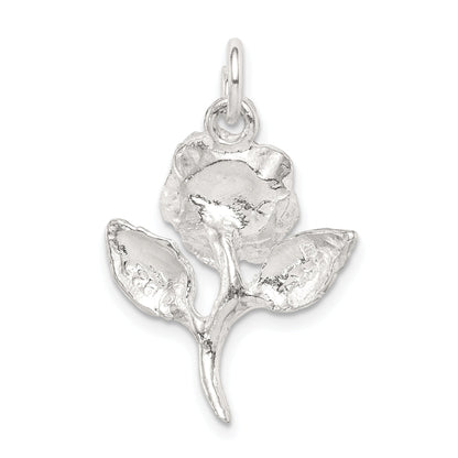 14K Yellow Gold Snowflake Charm