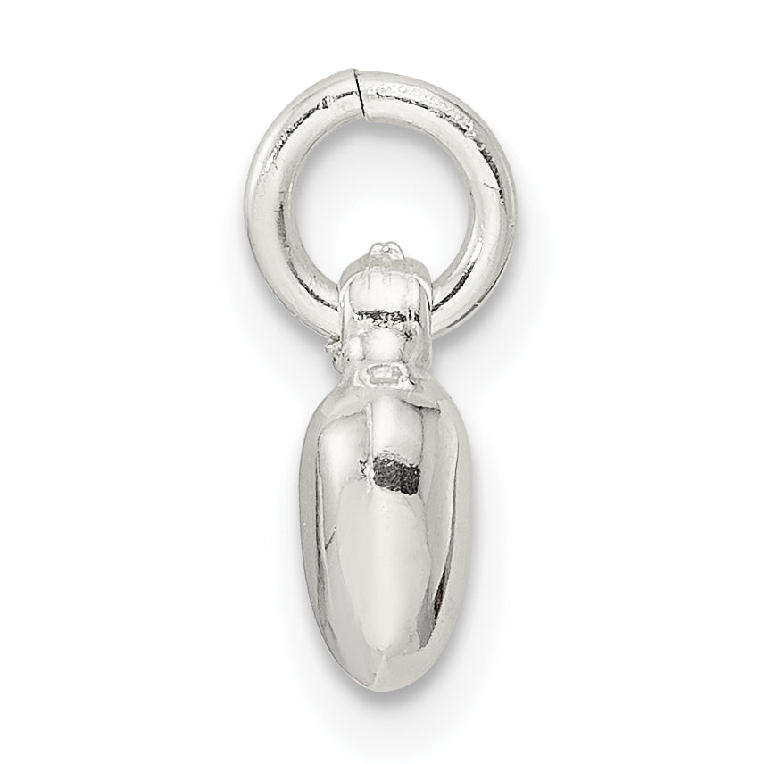 Sterling Silver Small Puffed Heart Charm