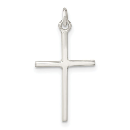 Sterling Silver Polished Cross Pendant