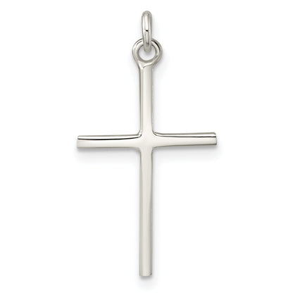 Sterling Silver Polished Cross Pendant