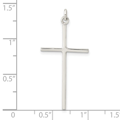 Sterling Silver Polished Cross Pendant