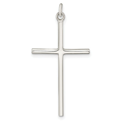Sterling Silver Polished Cross Pendant