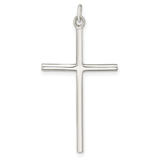 Sterling Silver Polished Cross Pendant