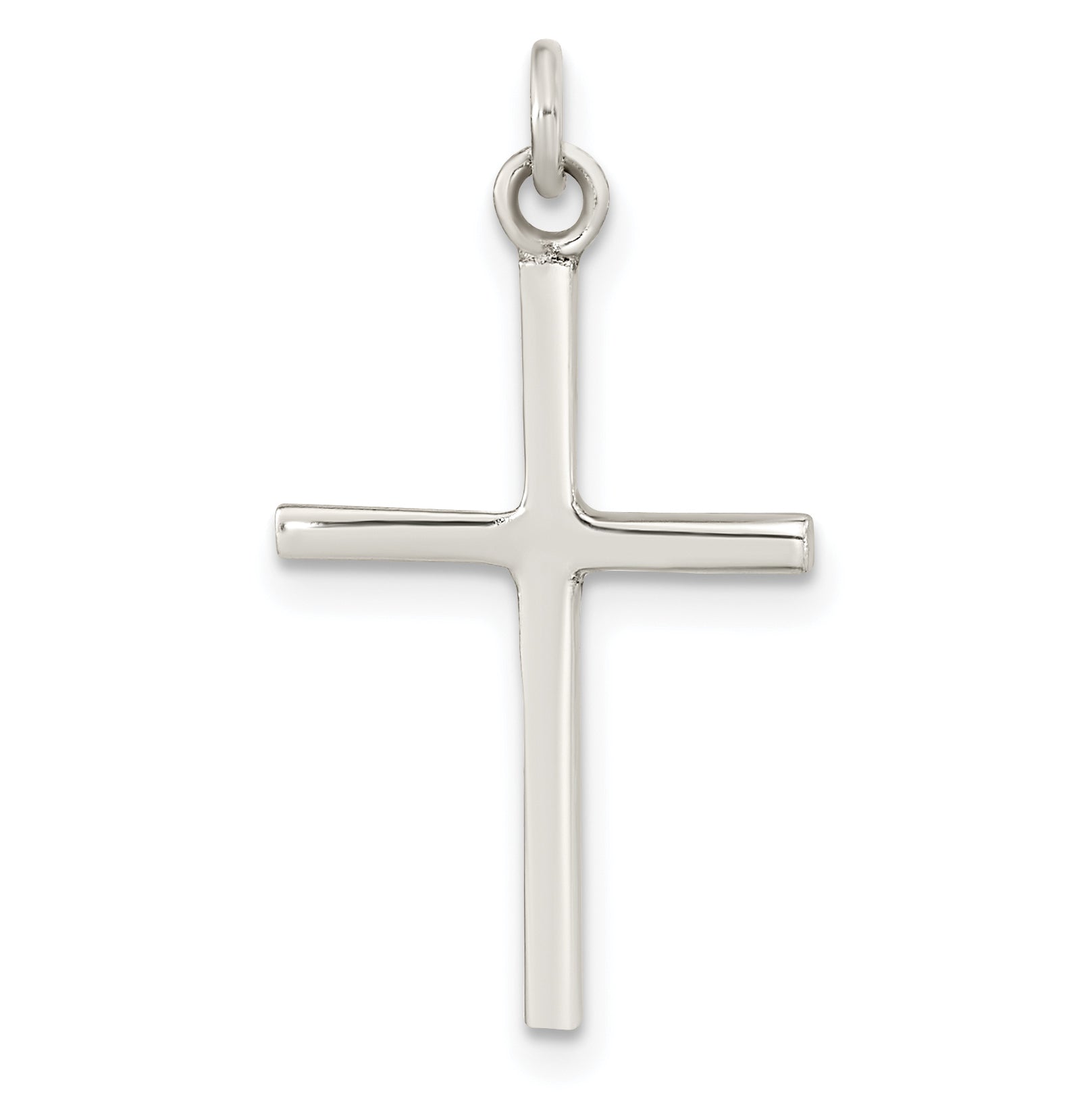 Sterling Silver Polished Cross Pendant
