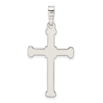 Sterling Silver Polished Cross Pendant