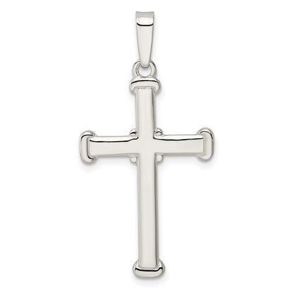 Sterling Silver Polished Cross Pendant