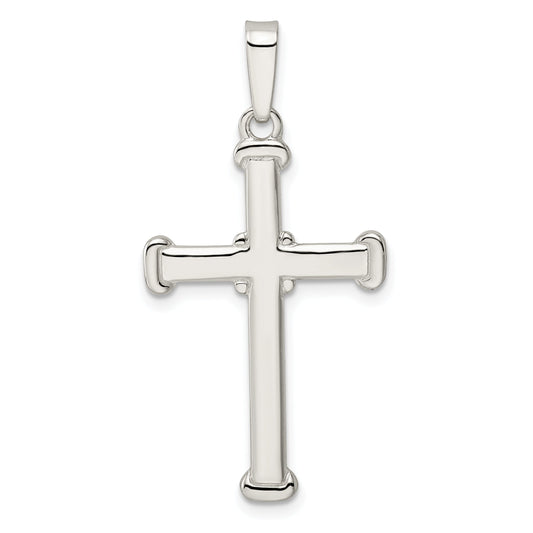 Sterling Silver Polished Cross Pendant