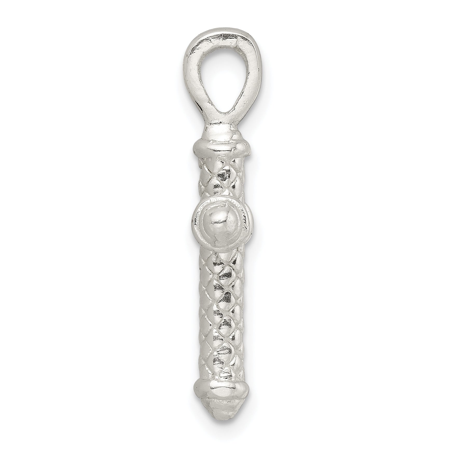 Sterling Silver Polished Cross Pendant