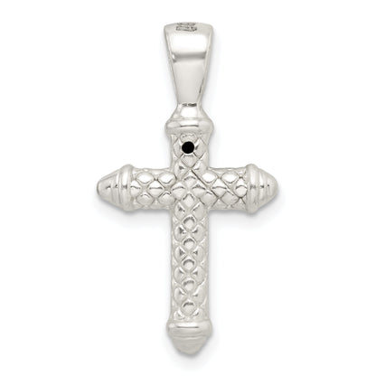 Sterling Silver Polished Cross Pendant
