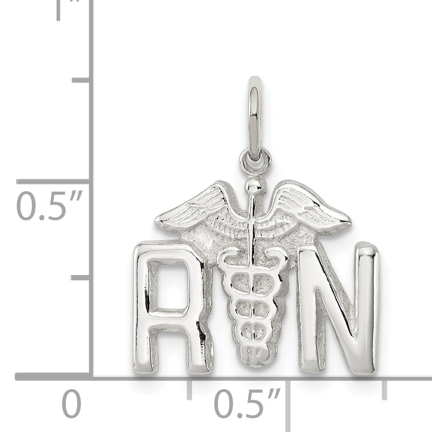 Sterling Silver Nurse Symbol Charm