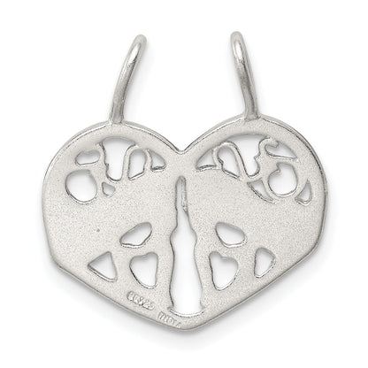 Sterling Silver Mother Daughter 2-Piece Break Apart Charm
