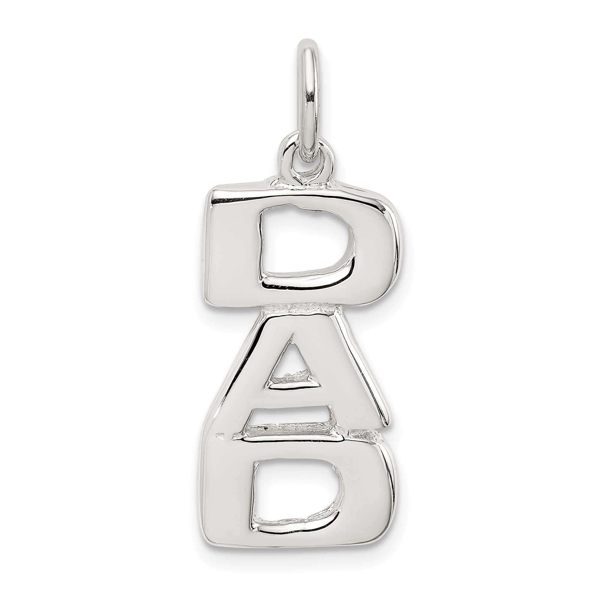 Sterling Silver Dad Charm