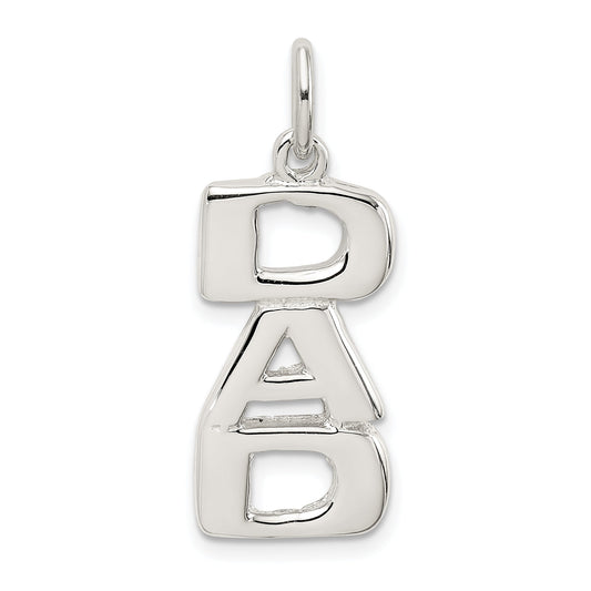 Sterling Silver Dad Charm