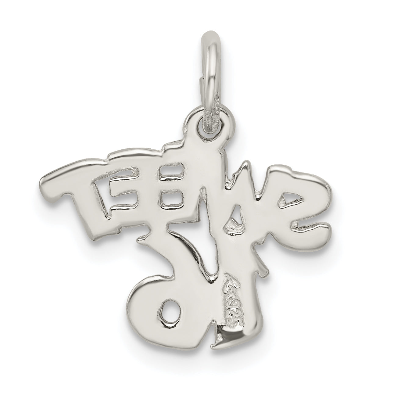 Sterling Silver Sweet 16 Charm