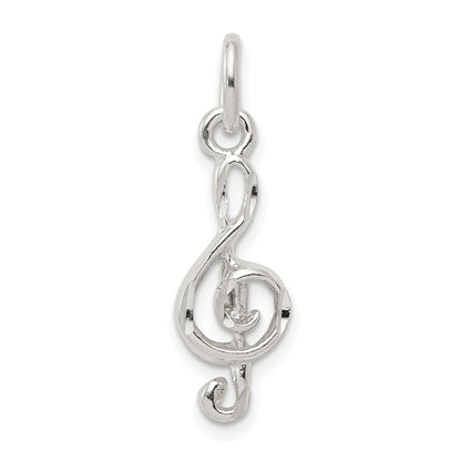 Sterling Silver Treble Clef Charm