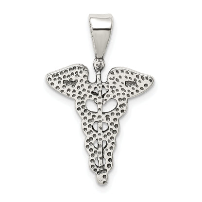 Sterling Silver Caduceus Charm