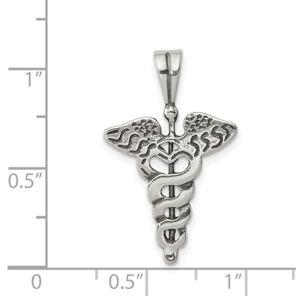 Sterling Silver Caduceus Charm