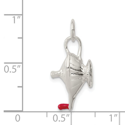 Sterling Silver Lamp Of Knowledge Charm