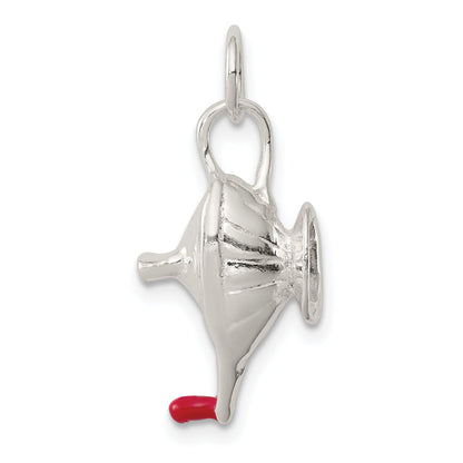 Sterling Silver Lamp Of Knowledge Charm