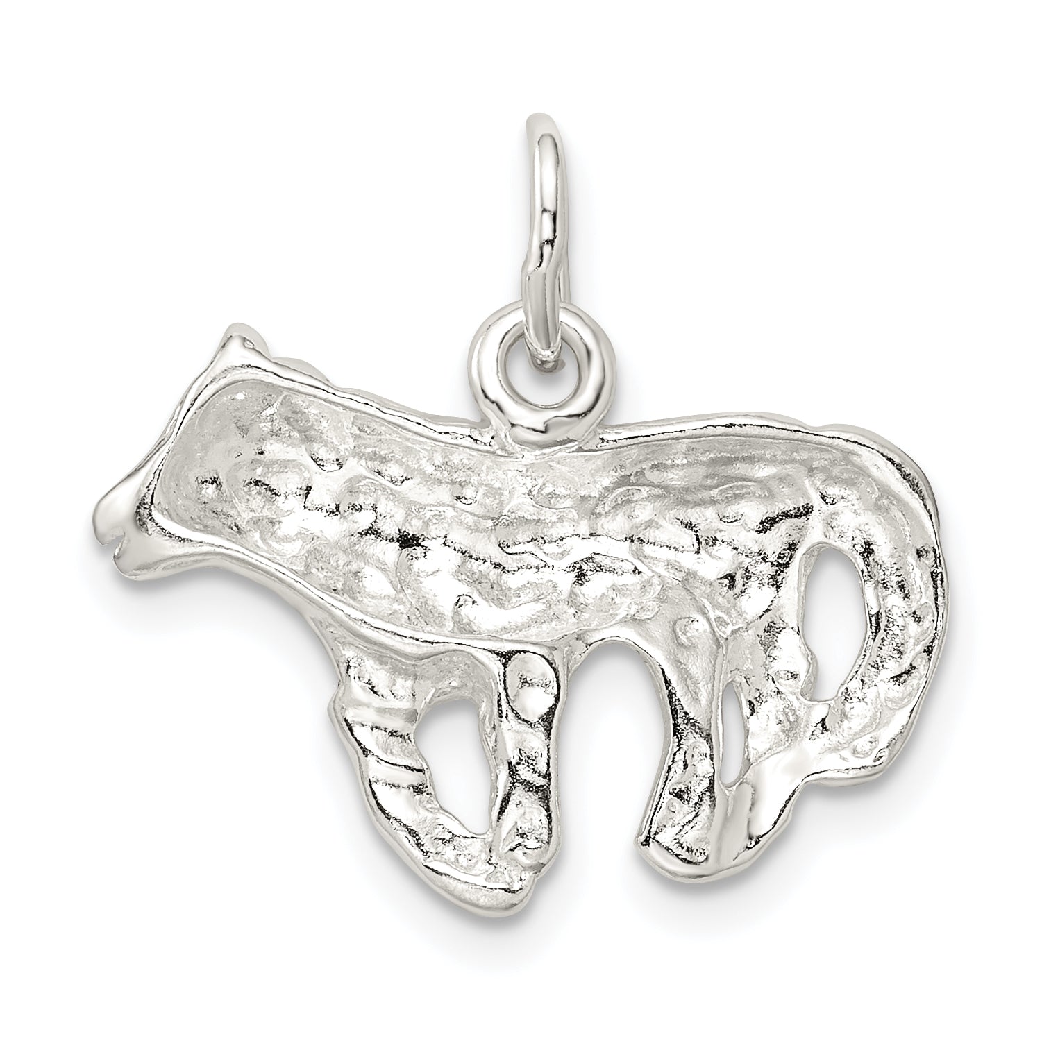 Sterling Silver Wolf Charm