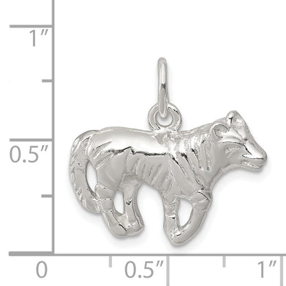 Sterling Silver Wolf Charm