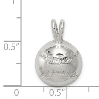 Sterling Silver Baseball Charm