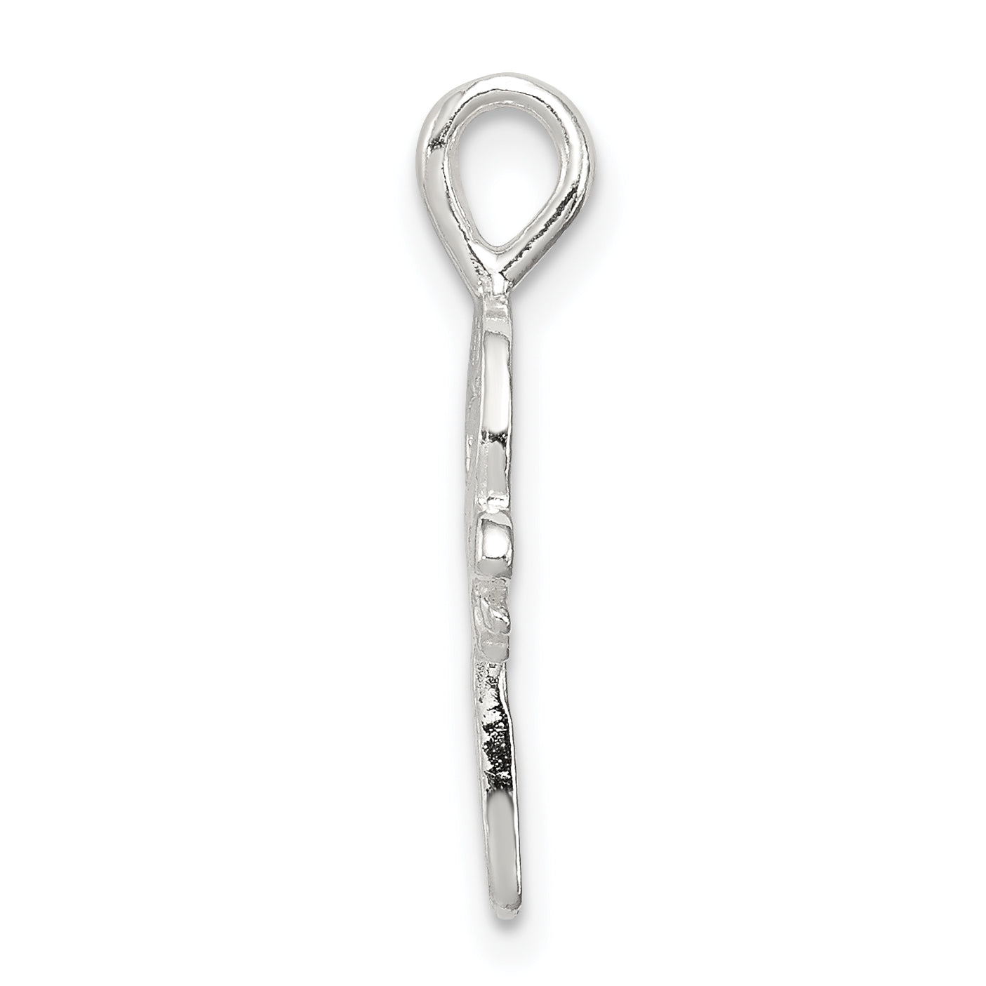 Sterling Silver Candy Cane Charm