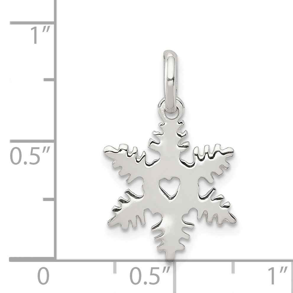 Sterling Silver Snowflake Charm