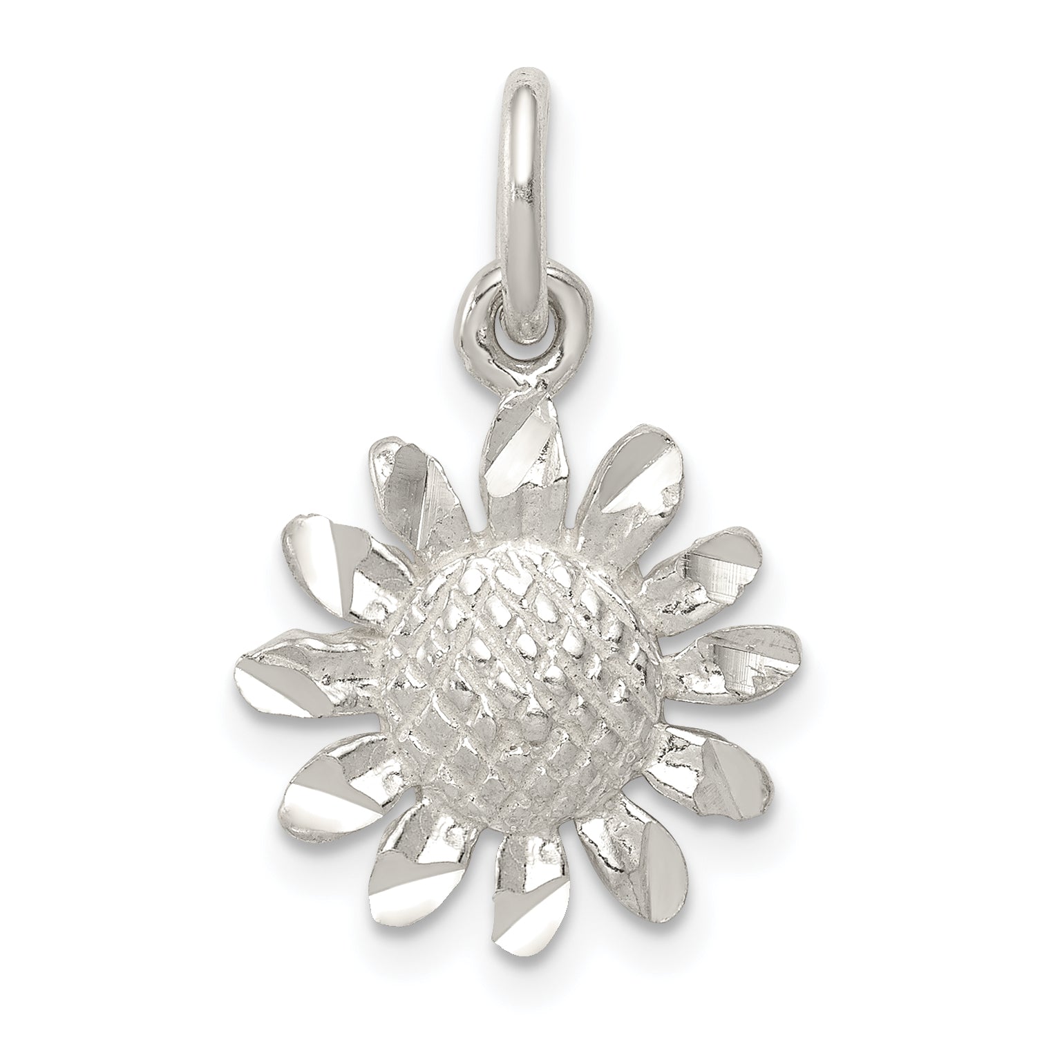 Sterling Silver Floral Charm