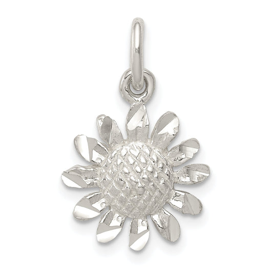 Sterling Silver Floral Charm