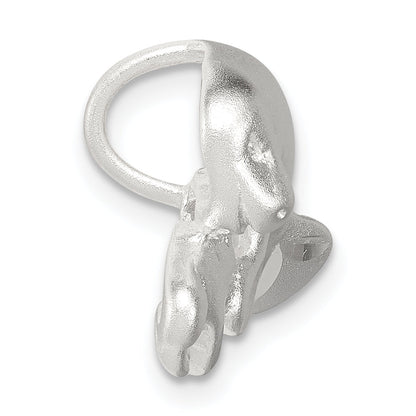 Sterling Silver Manatee With Baby Charm