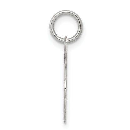 Sterling Silver Rhodium-Plated Wedding Bells Disc Charm