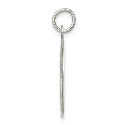 Sterling Silver Rhodium-Plated Wedding Bells Disc Charm