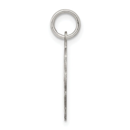 Sterling Silver Rhodium-Plated A Date To Remember Disc Charm